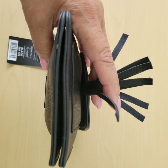 K. Carroll RFID Black Phone Bag with credit card slots crossbody - Picture 5 of 6